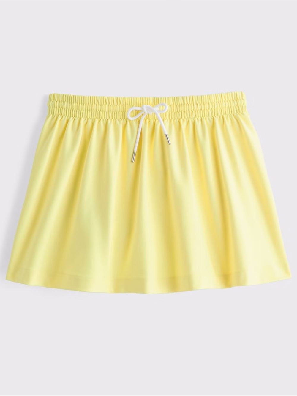 Abercrombie & Fitch YPB sculptLUX High Rise Flirty Skirt in Yellow Size Small